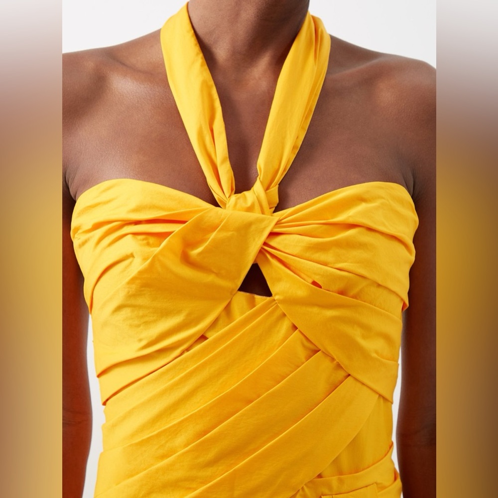 JOHANNA ORTIZ - SOAK UP THE SUN COTTON-BLEND POPLIN MINI DRESS - Picture 8 of 9